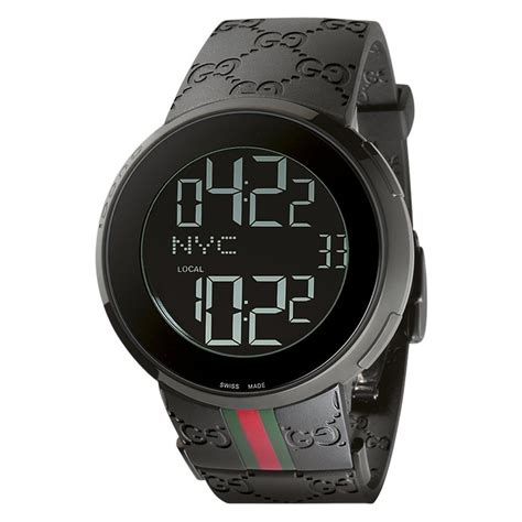 reloj i gucci duo digital cafe zirconia